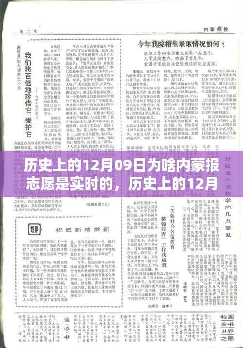 历史上的12月09日,内蒙古高考志愿实时填报指南及详细步骤解析