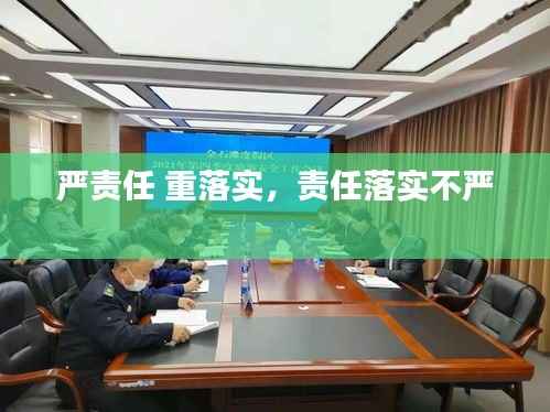 严责任 重落实,责任落实不严