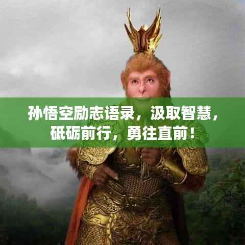 孙悟空励志语录,汲取智慧,砥砺前行,勇往直前!