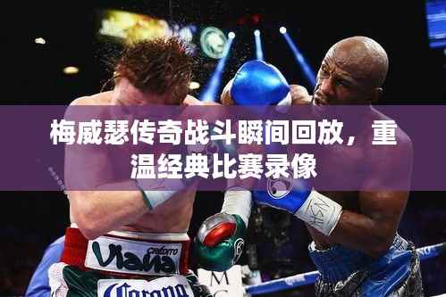 梅威瑟传奇战斗瞬间回放,重温经典比赛录像