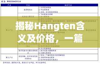 揭秘Hangten含义及价格,一篇文章带你了解透彻!